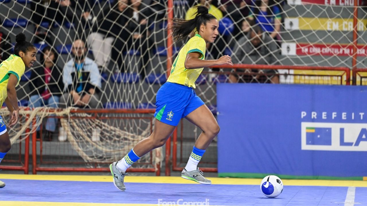 Convocadas do Stein Cascavel Futsal se destacam e somam quatro gols com a Seleção Brasileira Sub-23
