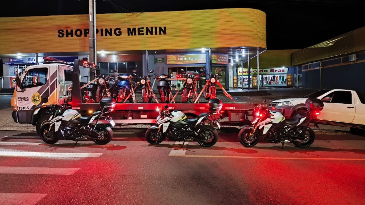 Operação de trânsito em Santa Tereza do Oeste resulta em mais de 100 autuações e remoção de veículos