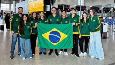 Imagem referente a notícia: Delegação brasileira embarca para a ICYS Fair 2026 e leva a ciência de Cascavel ao cenário internacional