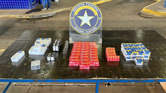 Receita Federal apreende 379 ampolas de tirzepatida na Ponte da Amizade durante fiscalização