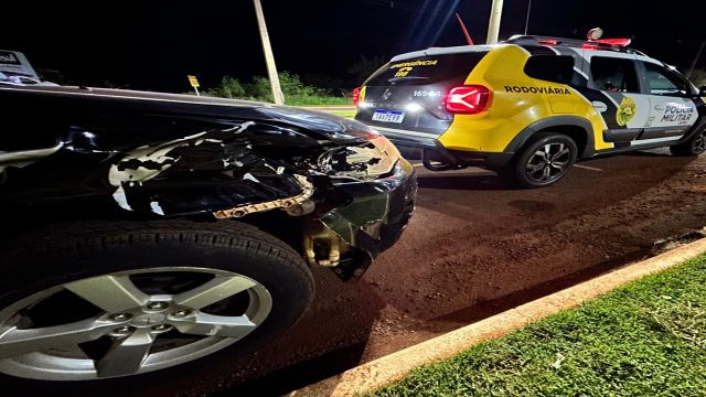 Imagem referente a notícia: Motorista embriagado é preso após atropelar e matar pedestre na PRC-467, no Oeste do Paraná