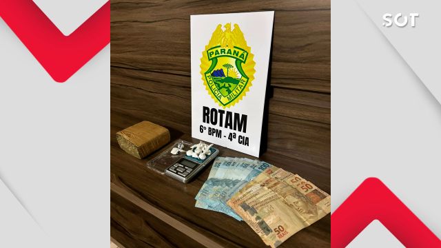 Imagem referente a notícia: Dupla é presa por tráfico de drogas em esquema de delivery em Lindoeste