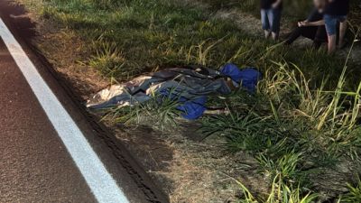 Imagem referente a notícia: Identificado homem que morreu atropelado na BR-163 em Sede Alvorada