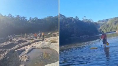 Imagem referente a notícia: Tragédia: primos de 7 e 13 anos que desapareceram em rio são encontrados mortos no Paraná