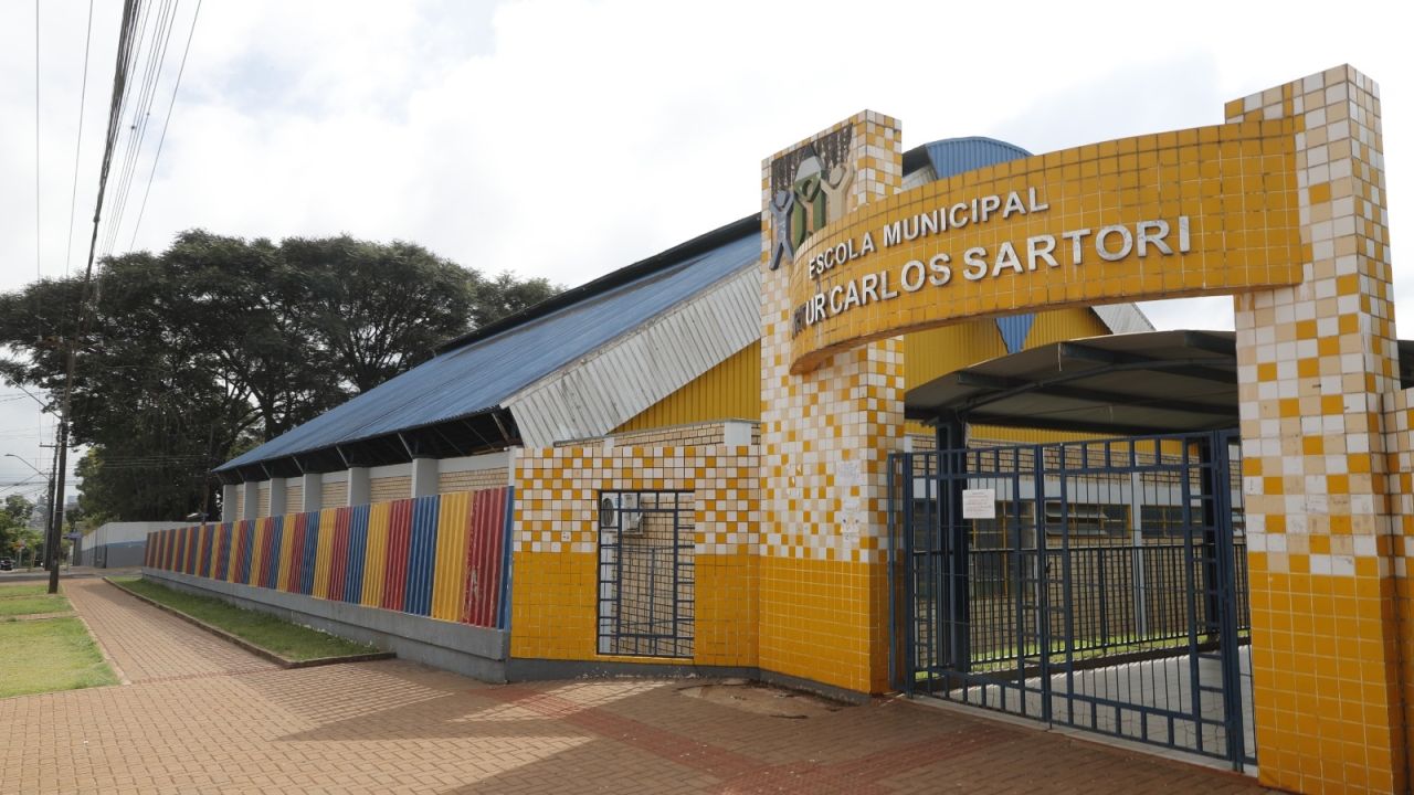Prefeitura de Cascavel lança licitação de mais de R$ 3,5 milhões para grande reforma da Escola Municipal Artur Carlos Sartori