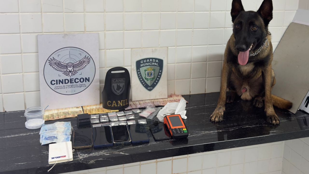 Operação da Guarda Municipal prende quatro suspeitos por tráfico no centro de Cascavel