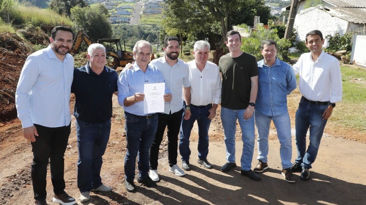 Prefeitura de Cascavel inicia obras de pavimentação na região Sul com investimento de R$ 3,4 milhões