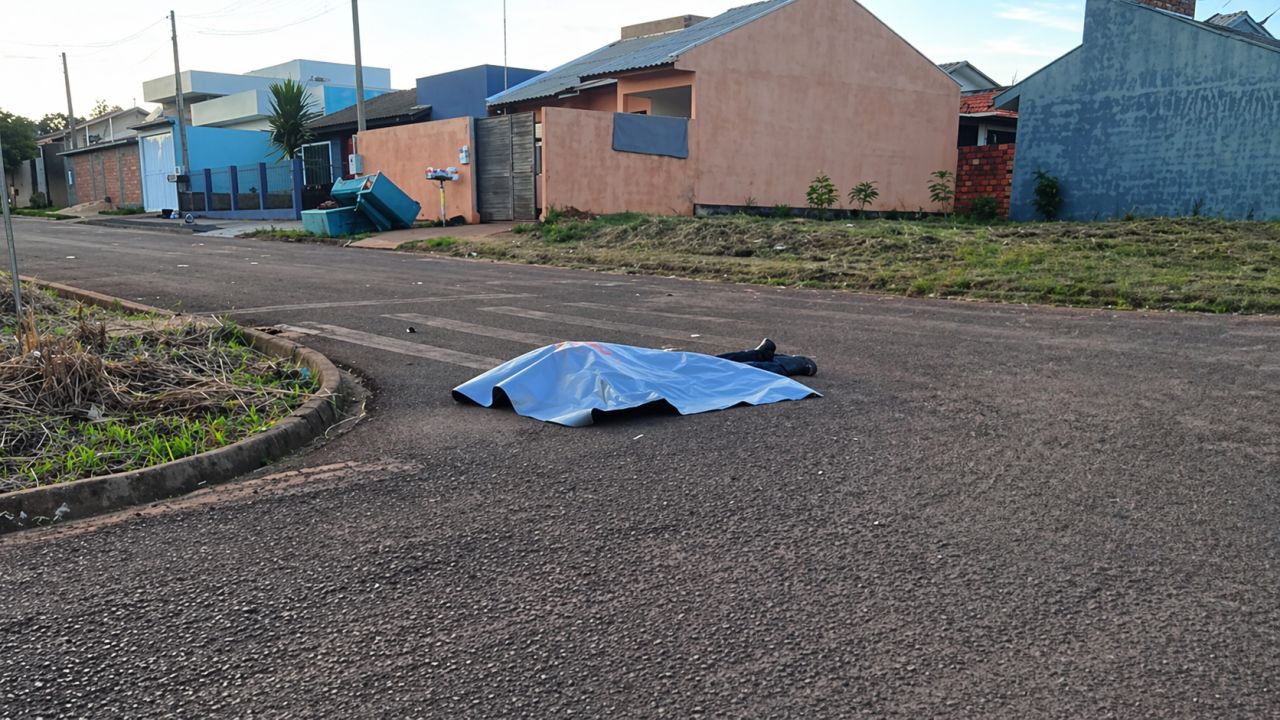 Homem é morto a tiros em plena via pública em Medianeira