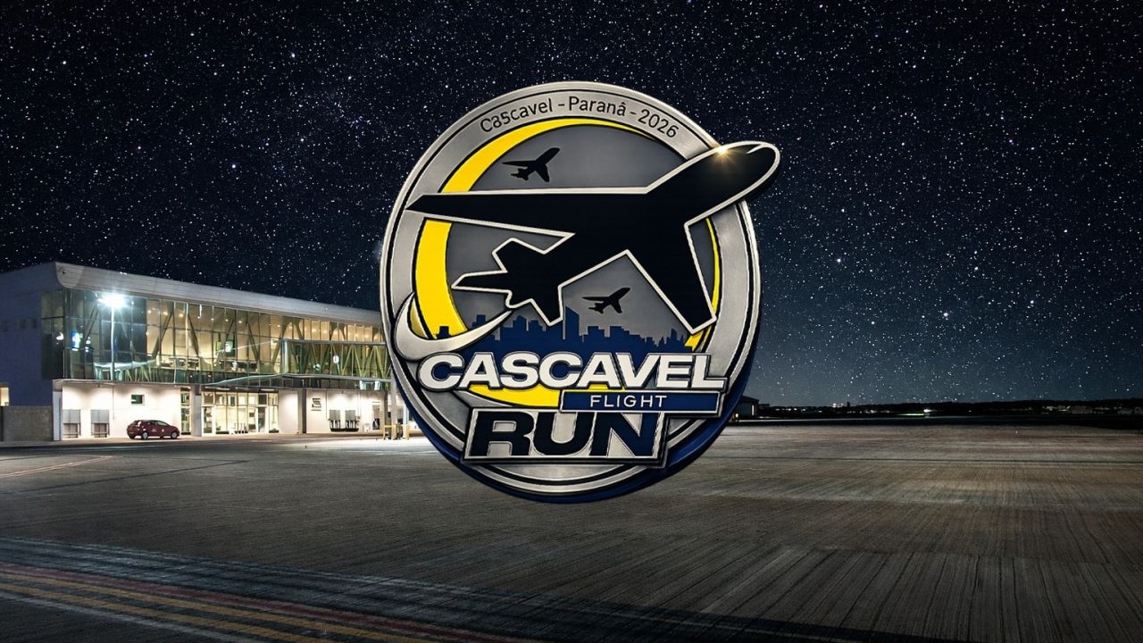 CASCAVEL FLIGHT RUN: Inscrições para corrida noturna inédita no Aeroporto de Cascavel serão neste sábado (25)