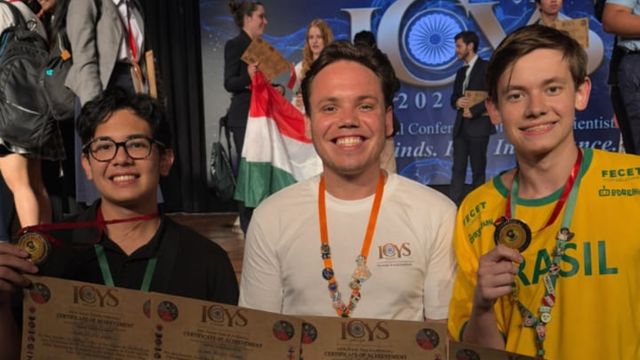 Imagem referente a notícia: Brasil conquista seis prêmios na ICYS 2026, na Índia