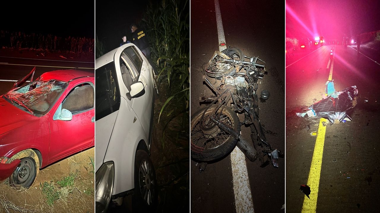 Motociclista morre após colisão complexa envolvendo três veículos na PR-585 em Toledo