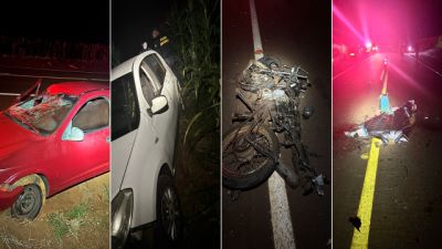 Imagem referente a notícia: Motociclista morre após colisão complexa envolvendo três veículos na PR-585 em Toledo