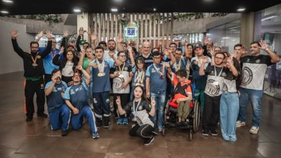 Imagem referente a notícia: Prefeito Renato Silva recepciona paratletas após vice-campeonato estadual