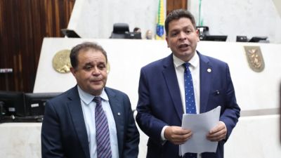 Imagem referente a notícia: Gugu Bueno e Batatinha avançam com projeto que libera repasse e equipamentos do Estado às Guardas Municipais