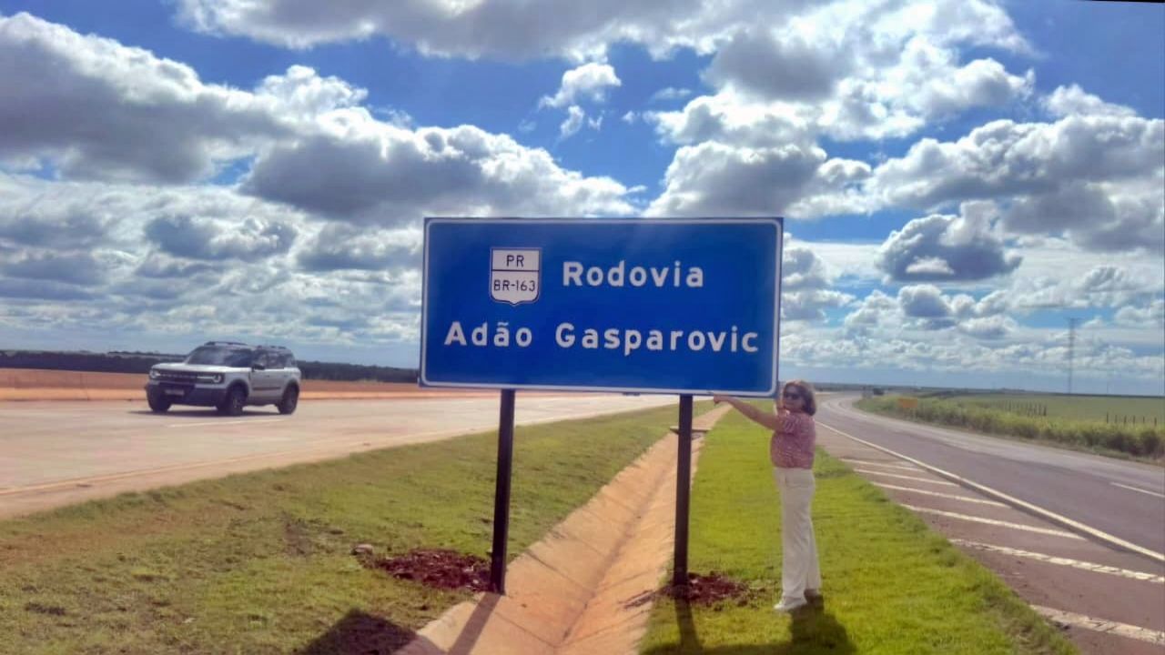 Rodovia que corta Cascavel faz homenagem a Adão Gasparovic