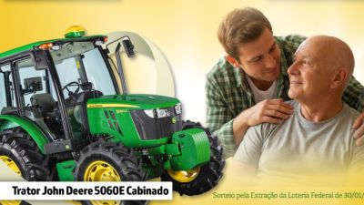 Imagem referente a notícia: Uopeccan lança 5ª edição da Ação Solidária com sorteio de trator John Deere