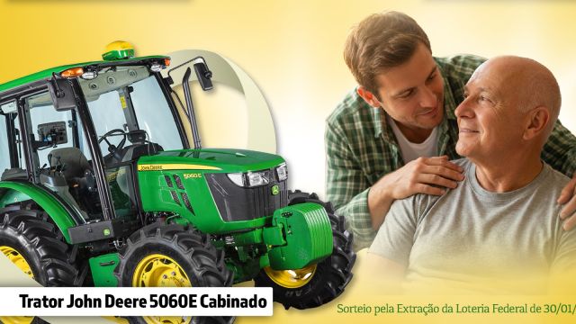 Imagem referente a notícia: Uopeccan lança 5ª edição da Ação Solidária com sorteio de trator John Deere