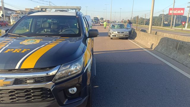 Idoso morre após ser atropelado por VW Gol na BR-116, em Fazenda Rio Grande