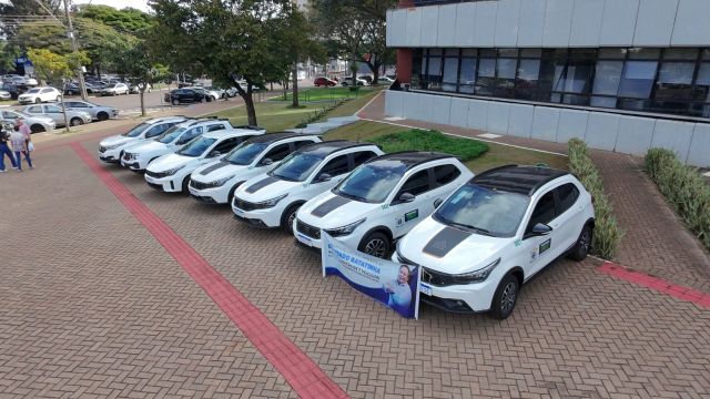 Prefeitura de Cascavel recebe sete novos veículos para reforçar frota e ampliar atendimento à população