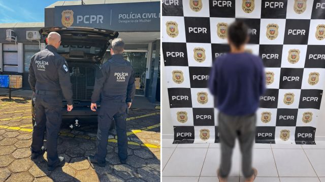 Polícia Civil prende dois homens em Cascavel por violência doméstica e condenação por tráfico e receptação