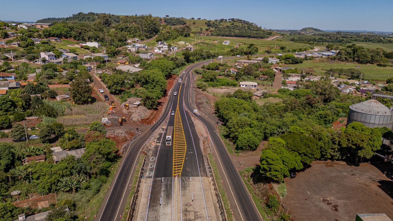 EPR Iguaçu informa mudança temporária em acesso de Santa Lúcia para avanço das obras no Viaduto