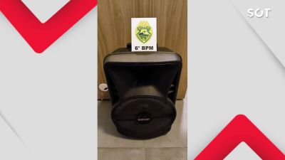 Imagem referente a notícia: Som alto perto de abrigo de idosos termina com apreensão de caixa de som e termo policial no Bairro Floresta