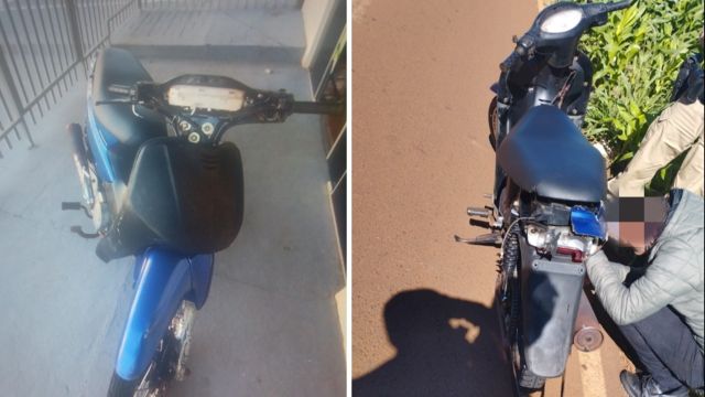 Moto sem placa e com licenciamento vencido há mais de 10 anos é apreendida em fiscalização no Bairro Universitário