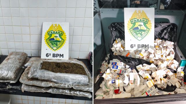 Operações em rodoviária de Cascavel terminam com prisão por tráfico e apreensão de medicamentos irregulares