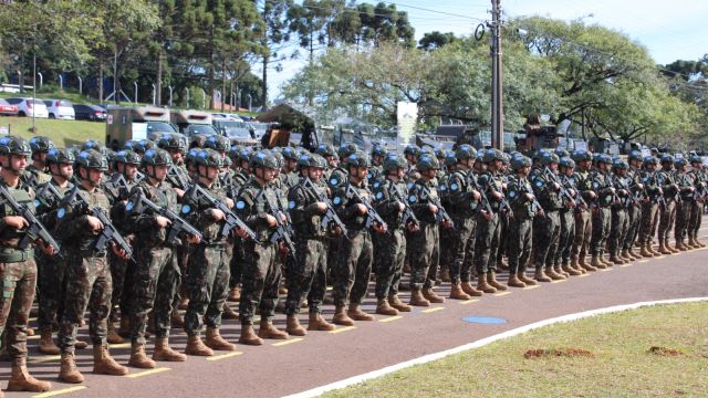 Imagem referente a notícia: ONU avalia tropas do Exército em Foz do Iguaçu e Cascavel para possível atuação em missões internacionais de paz