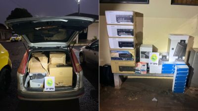 Imagem referente a notícia: Operação Sinergia III apreende veículos, celulares e equipamentos de som avaliados em mais de R$ 179 mil em Jesuítas