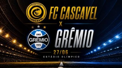 Imagem referente a notícia: Alta demanda faz FC Cascavel mudar venda de ingressos para duelo contra o Grêmio