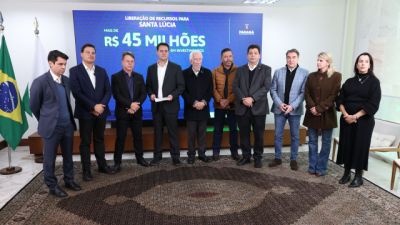 Imagem referente a notícia: Governador Ratinho Junior confirma mais R$ 385,3 milhões em obras para 11 municípios