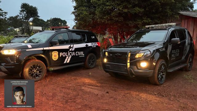 Imagem referente a notícia: Polícia Civil de Foz detalha operação que terminou com suspeito morto durante cumprimento de mandado em Cascavel