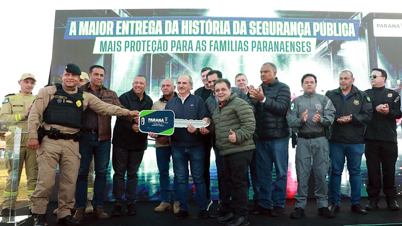Cascavel recebe nove novas viaturas e reforço milionário para combater a criminalidade