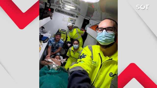 Imagem referente a notícia: EPR Iguaçu registra segundo nascimento da semana em ambulância, o primeiro na região Sudoeste