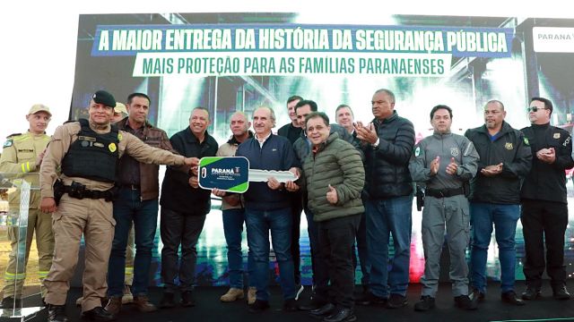 Imagem referente a notícia: Cascavel recebe nove novas viaturas e reforço milionário para combater a criminalidade