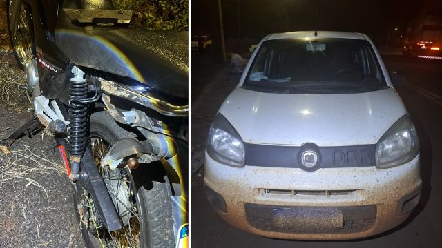 Motociclista fica gravemente ferido após batida transversal na PR-317, em Toledo