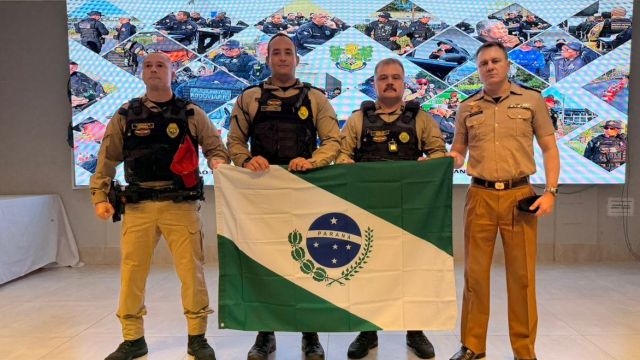 PM do Paraná conclui capacitação inédita em policiamento rodoviário em Mato Grosso