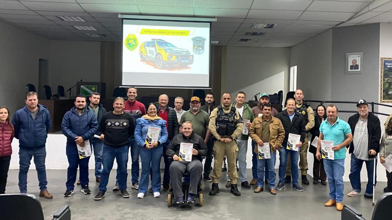 Patrulha Rural 4.0 reúne produtores em Braganey para reforçar segurança no campo