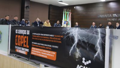 Imagem referente a notícia: Câmara de Cascavel reúne lideranças do Oeste para debater crise no fornecimento de energia