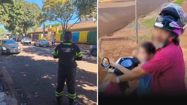 Transitar intensifica presença nas escolas e flagra irregularidades que colocavam criança em risco