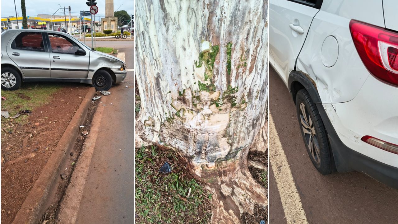 Motorista embriagado é preso após bater em árvore e atingir SUV no bairro São Cristóvão
