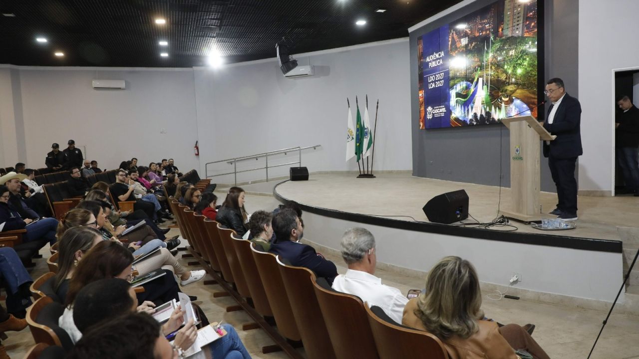 Prefeitura de Cascavel abre consulta pública para construção do orçamento municipal de 2027