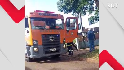 Imagem referente à notícia: Homem acamado morre após incêndio destruir quarto de residência em Corbélia