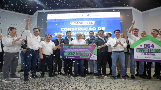 CIDADE EM OBRAS | Cascavel recebe maior pacote habitacional da história com 964 moradias e mais de R$ 242 milhões em investimentos
