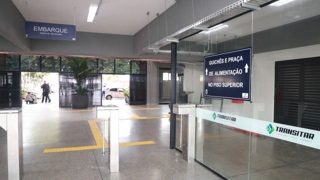 Transitar inicia operação das catracas na Rodoviária de Cascavel a partir de segunda-feira (1°)
