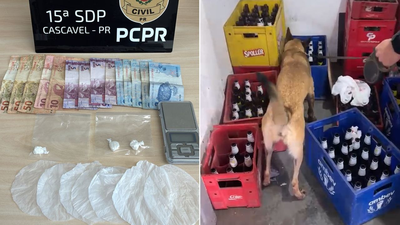 Idoso de 76 anos é preso por tráfico de drogas em operação da Polícia Civil em Cascavel