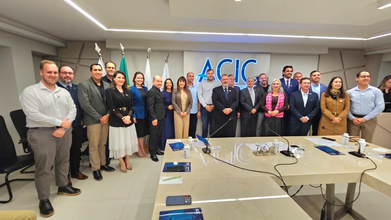 Reempossado na Acic, Marcio Blazius reforça defesa do setor produtivo e da competitividade
