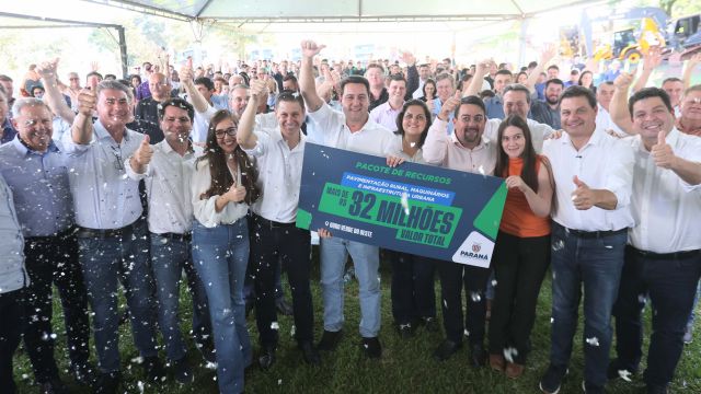 Ratinho Junior anuncia R$ 19,7 milhões para pavimentação rural em Ouro Verde do Oeste