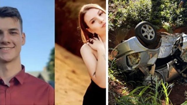 Identificado casal de jovens que morreu em trágico acidente na PR-483